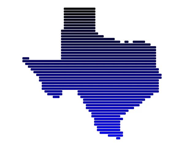 テキサスの地図 — ストック写真