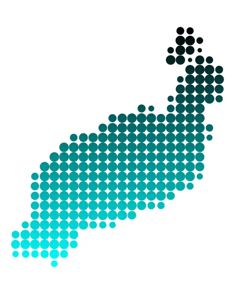 Map of Lanzarote — Stock Photo, Image