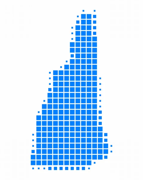 Stock image Map of New Hampshire