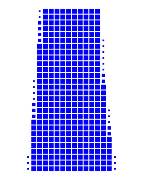 stock image Map of Saskatchewan