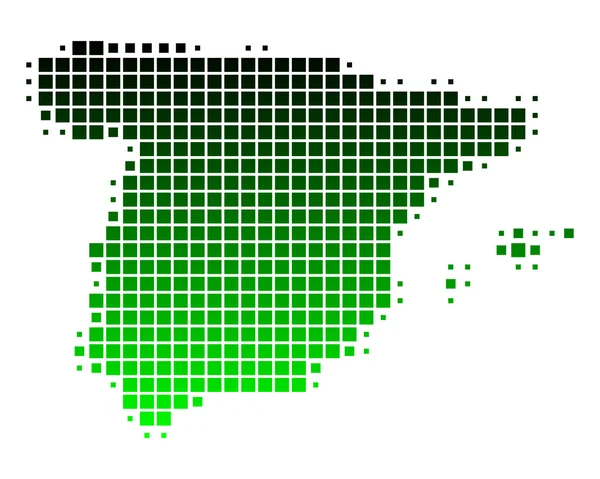 stock image Detailed and accurate illustration of map of Spain