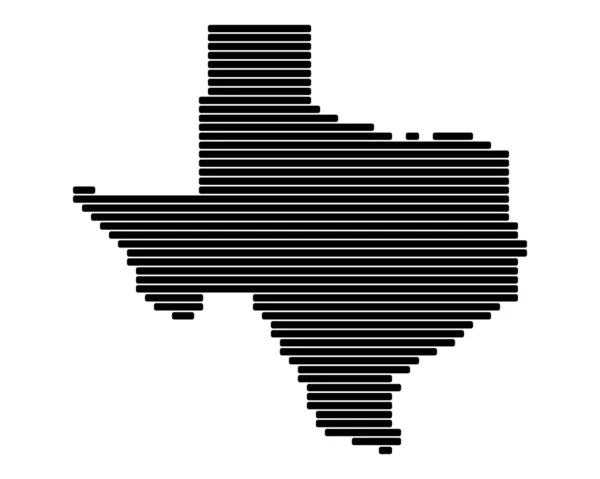 Карта Техаса — стоковое фото