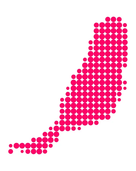 stock image Map of Fuerteventura