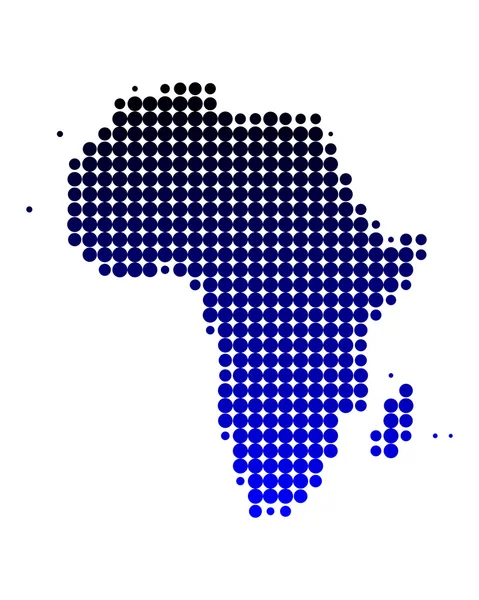 La mappa di Africa — Foto Stock