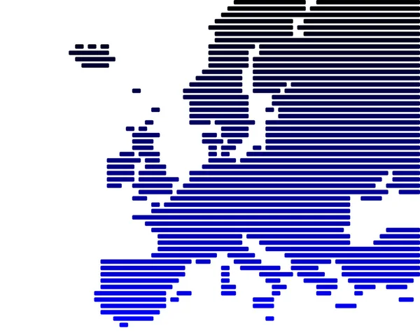 युरोपचा नकाशा — स्टॉक फोटो, इमेज