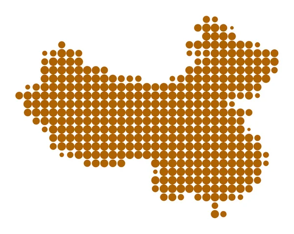 แผนที่ของจีน — ภาพถ่ายสต็อก