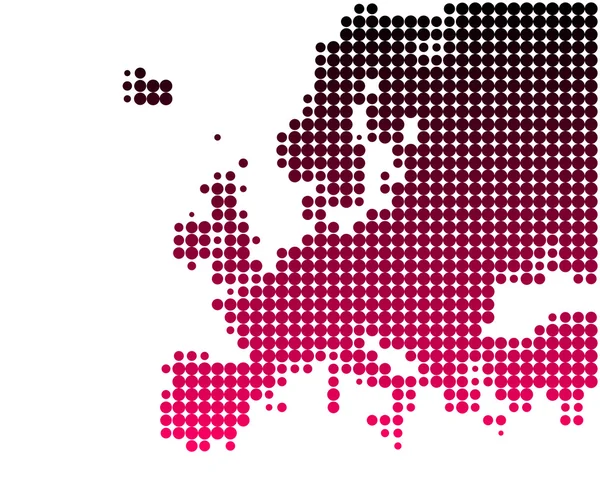 Európa-Térkép — Stock Fotó