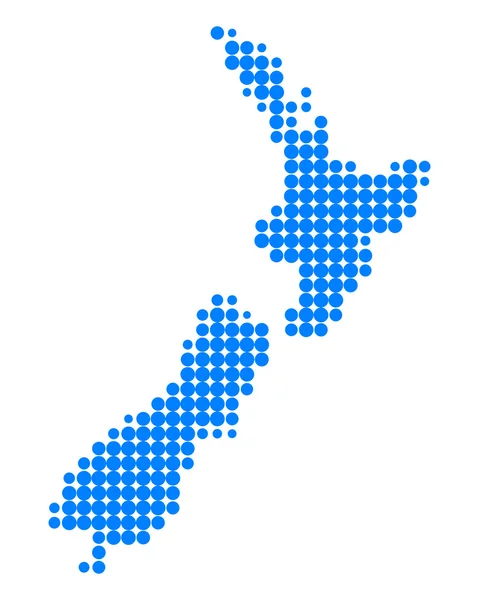 stock image Map of New Zealand