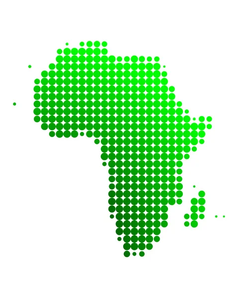 Karta över Afrika — Stockfoto