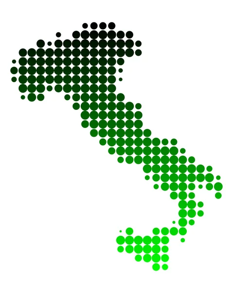 Landkarte von Italien — Stockfoto