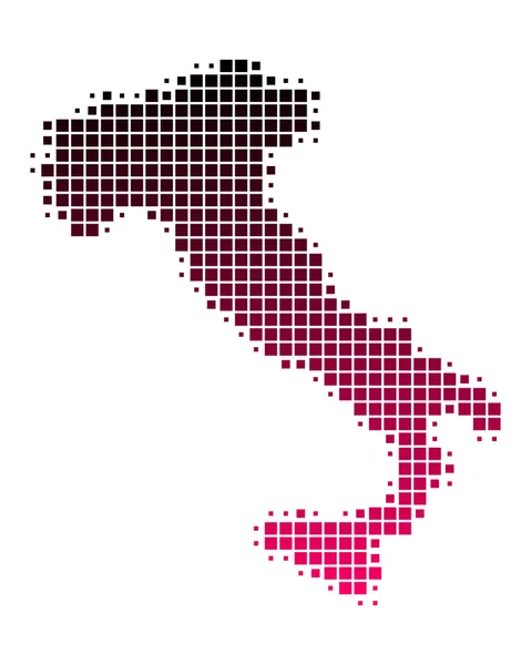 Kaart van Italië — Stockfoto
