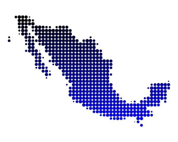 La mappa di Messico — Foto Stock