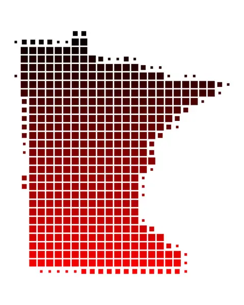 Map of Minnesota — Stock Photo, Image