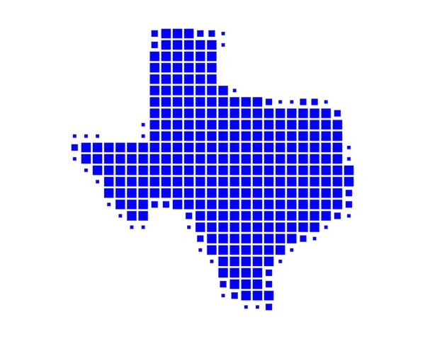 Detailed and accurate illustration of map of Texas — Stock Photo, Image
