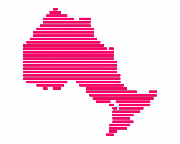 Mapa online de Ontario — Foto de Stock