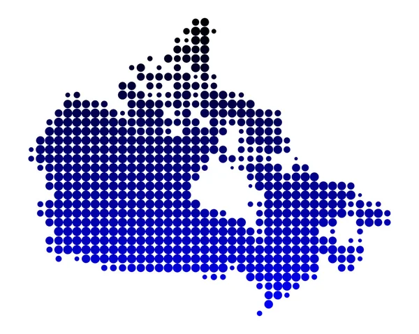 Karta över Kanada — Stockfoto