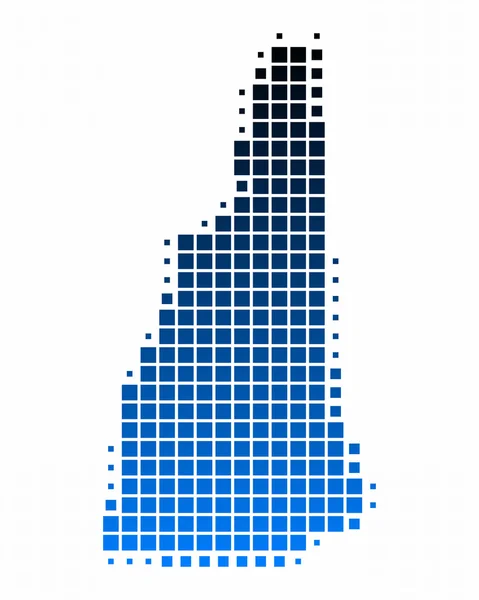 stock image Map of New Hampshire