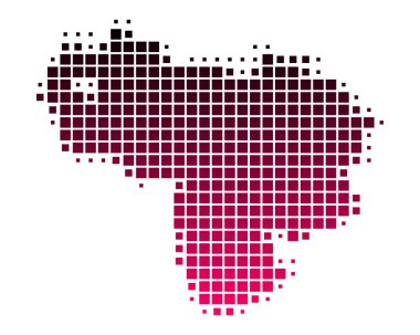 ayrıntılı ve doğru şekilde haritanın Venezuela