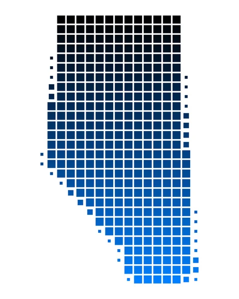 stock image Map of Alberta