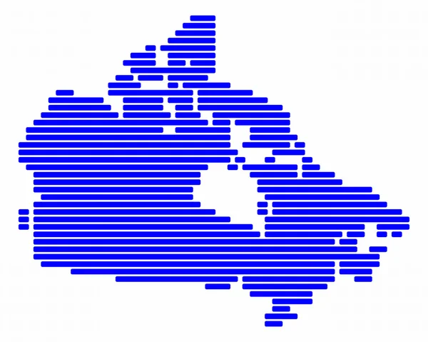 La mappa di Canada — Foto Stock