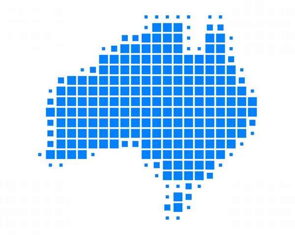 オーストラリアの地図 — ストック写真