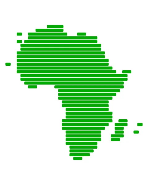 Afrika Térkép — Stock Fotó