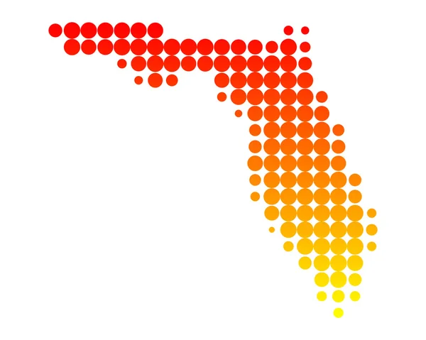 stock image Map of Florida