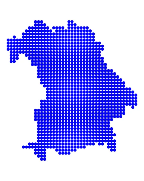 O mapa de Baviera — Fotografia de Stock