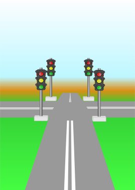 Crossing. clipart