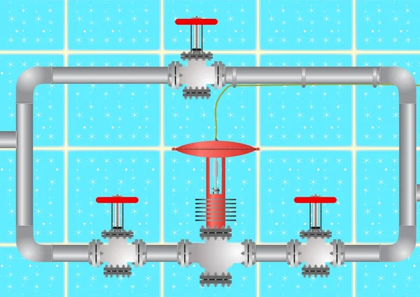L'ensemble de valve . — Image vectorielle