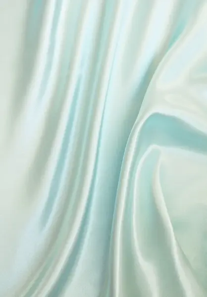 背景として青エレガントなシルクの滑らかです — ストック写真