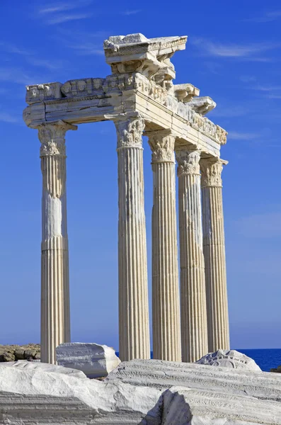 Turkey. Side. Temple of Apollo — Stock Photo, Image
