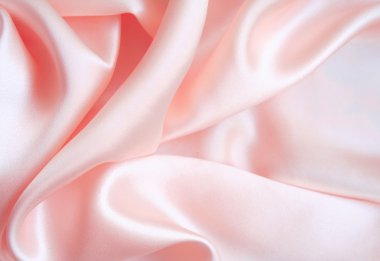 Smooth elegant pink silk as background clipart