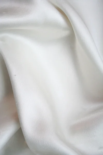 Pürüzsüz beyaz ipek arka plan olarak kullanılabilir — Stok fotoğraf