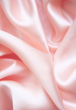 Smooth elegant pink silk as background clipart