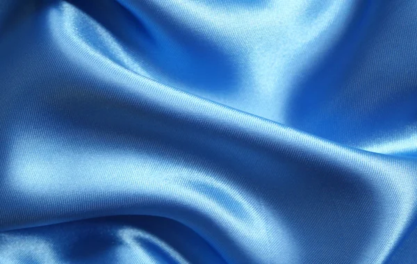 Arka plan olarak sorunsuz zarif mavi ipek — Stok fotoğraf