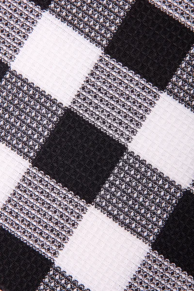 Black and whte linen fabric — Stock Photo, Image