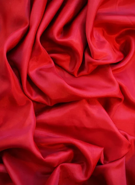 Smooth Red Silk as background Royalty Free Stock Images