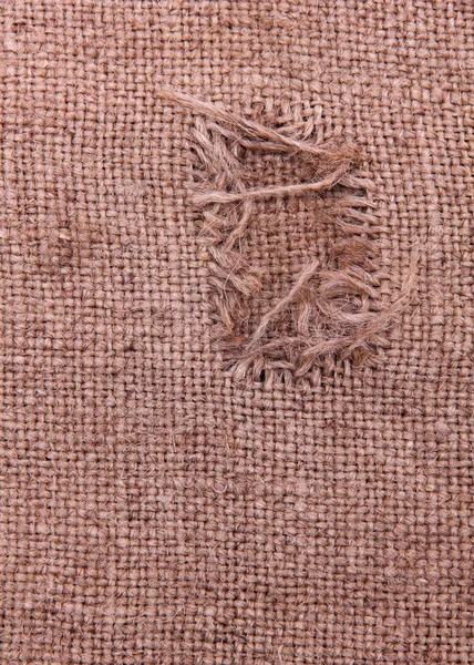 Streszczenie tkanina workowata tekstury w tle — Zdjęcie stockowe
