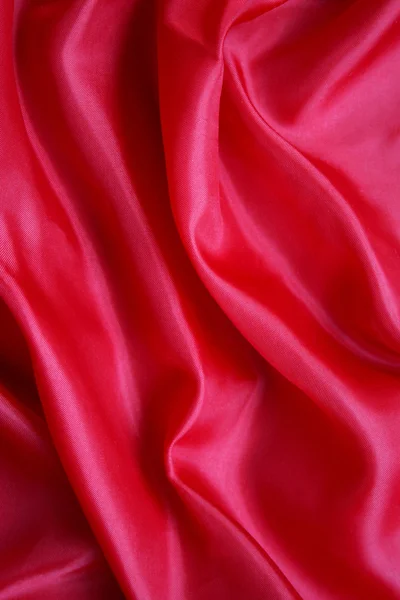 Ομαλή κόκκινο μετάξι ως φόντο — Φωτογραφία Αρχείου