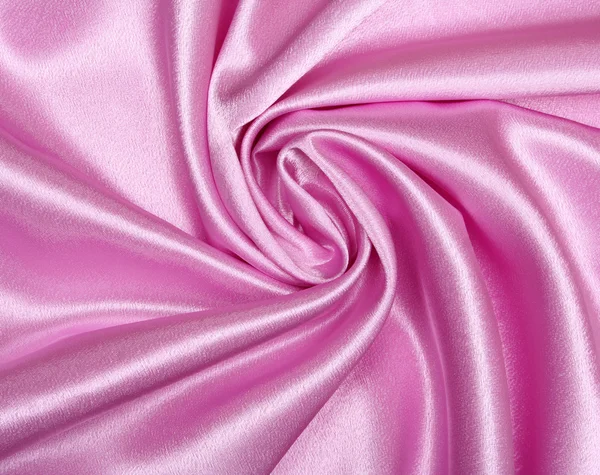 背景として滑らかなエレガントなピンクのシルク — ストック写真