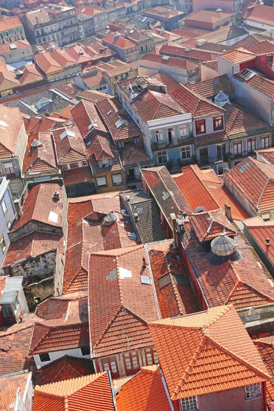 Португалія. Порто. Пташиного польоту над містом — стокове фото