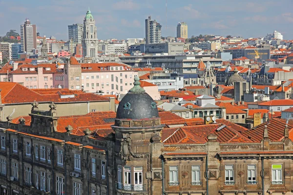 Portugal. Porto. Flygfoto över Portugals staden. — Stockfoto