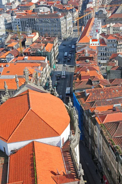 Portugal. Porto. Luchtfoto uitzicht over de stad — Stockfoto