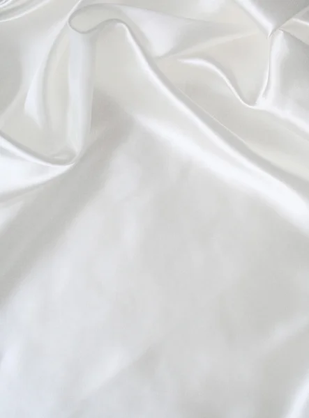 Yumuşak zarif beyaz ipek düğün arka plan olarak — Stok fotoğraf