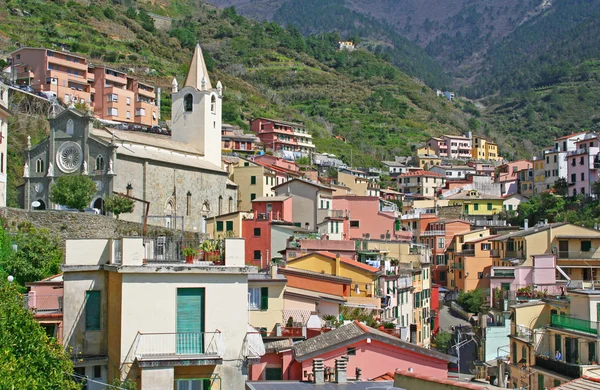 De Italia. Cinque Terre. Riomaggiore — Foto de Stock