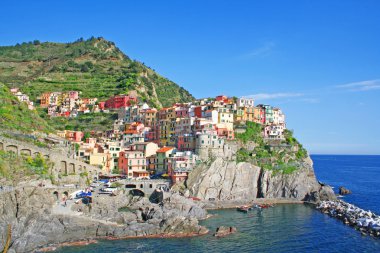 Italy. Cinque Terre. Manarola clipart