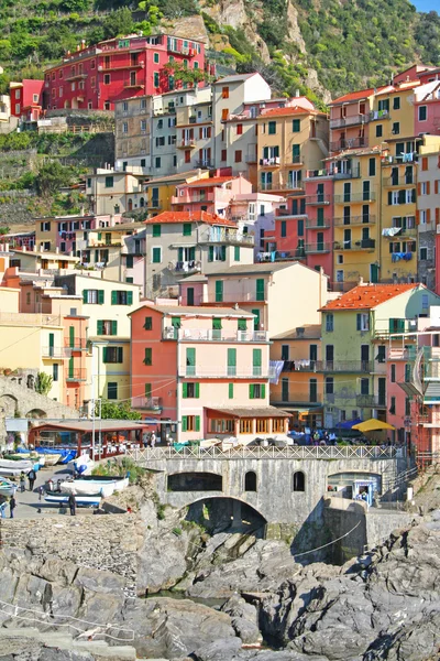 Itália. Cinque Terre. Aldeia Manarola — Fotografia de Stock