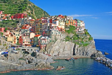 Italy. Cinque Terre. Manarola clipart