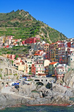 Italy. Cinque Terre. Manarola clipart